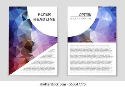 Abstract vector layout background set. For art template design, list, front page, mockup brochure theme style, banner, idea, cover, booklet, print, flyer, book, blank, card, ad, sign, sheet,, a4.