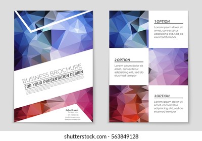 Abstract vector layout background set. For art template design, list, front page, mockup brochure theme style, banner, idea, cover, booklet, print, flyer, book, blank, card, ad, sign, sheet,, a4.