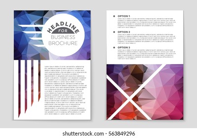 Abstract vector layout background set. For art template design, list, front page, mockup brochure theme style, banner, idea, cover, booklet, print, flyer, book, blank, card, ad, sign, sheet,, a4.