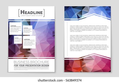 Abstract vector layout background set. For art template design, list, front page, mockup brochure theme style, banner, idea, cover, booklet, print, flyer, book, blank, card, ad, sign, sheet,, a4.