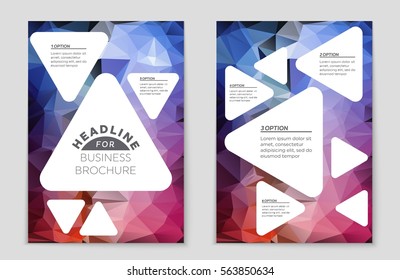Abstract vector layout background set. For art template design, list, front page, mockup brochure theme style, banner, idea, cover, booklet, print, flyer, book, blank, card, ad, sign, sheet,, a4.