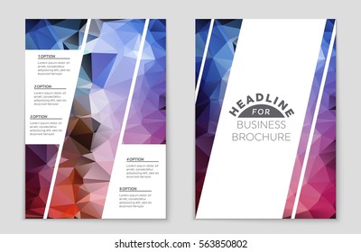 Abstract vector layout background set. For art template design, list, front page, mockup brochure theme style, banner, idea, cover, booklet, print, flyer, book, blank, card, ad, sign, sheet,, a4.