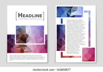 Abstract vector layout background set. For art template design, list, front page, mockup brochure theme style, banner, idea, cover, booklet, print, flyer, book, blank, card, ad, sign, sheet,, a4.