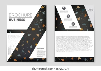 Abstract vector layout background set. For art template design, list, front page, mockup brochure theme style, banner, idea, cover, booklet, print, flyer, book, blank, card, ad, sign, sheet,, a4.