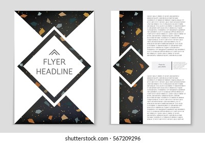 Abstract vector layout background set. For art template design, list, front page, mockup brochure theme style, banner, idea, cover, booklet, print, flyer, book, blank, card, ad, sign, sheet,, a4.