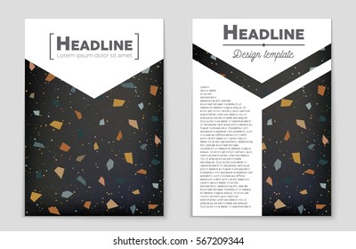 Abstract vector layout background set. For art template design, list, front page, mockup brochure theme style, banner, idea, cover, booklet, print, flyer, book, blank, card, ad, sign, sheet,, a4.