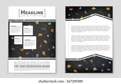 Abstract vector layout background set. For art template design, list, front page, mockup brochure theme style, banner, idea, cover, booklet, print, flyer, book, blank, card, ad, sign, sheet,, a4.