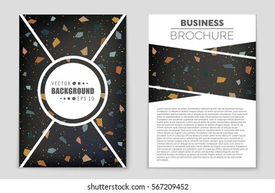 Abstract vector layout background set. For art template design, list, front page, mockup brochure theme style, banner, idea, cover, booklet, print, flyer, book, blank, card, ad, sign, sheet,, a4.