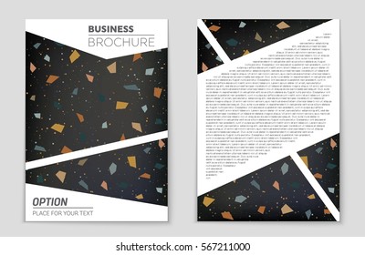 Abstract vector layout background set. For art template design, list, front page, mockup brochure theme style, banner, idea, cover, booklet, print, flyer, book, blank, card, ad, sign, sheet,, a4.