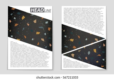 Abstract vector layout background set. For art template design, list, front page, mockup brochure theme style, banner, idea, cover, booklet, print, flyer, book, blank, card, ad, sign, sheet,, a4.