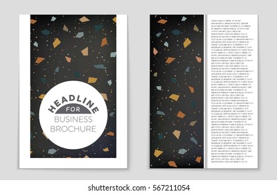 Abstract vector layout background set. For art template design, list, front page, mockup brochure theme style, banner, idea, cover, booklet, print, flyer, book, blank, card, ad, sign, sheet,, a4.