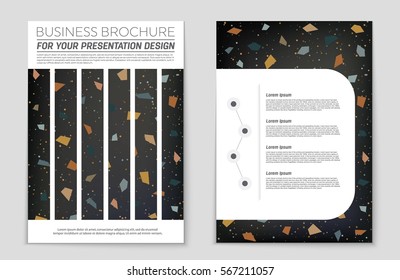 Abstract vector layout background set. For art template design, list, front page, mockup brochure theme style, banner, idea, cover, booklet, print, flyer, book, blank, card, ad, sign, sheet,, a4.