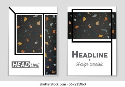 Abstract vector layout background set. For art template design, list, front page, mockup brochure theme style, banner, idea, cover, booklet, print, flyer, book, blank, card, ad, sign, sheet,, a4.
