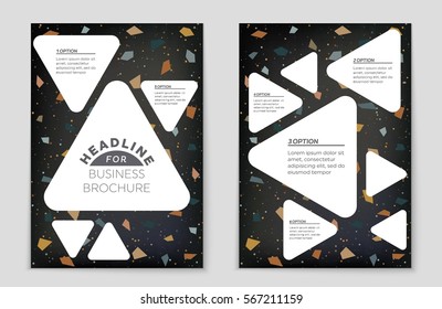 Abstract vector layout background set. For art template design, list, front page, mockup brochure theme style, banner, idea, cover, booklet, print, flyer, book, blank, card, ad, sign, sheet,, a4.