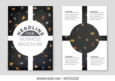 Abstract vector layout background set. For art template design, list, front page, mockup brochure theme style, banner, idea, cover, booklet, print, flyer, book, blank, card, ad, sign, sheet,, a4.