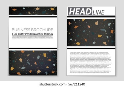 Abstract vector layout background set. For art template design, list, front page, mockup brochure theme style, banner, idea, cover, booklet, print, flyer, book, blank, card, ad, sign, sheet,, a4.