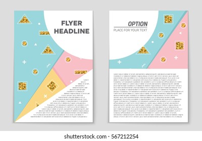 Abstract vector layout background set. For art template design, list, front page, mockup brochure theme style, banner, idea, cover, booklet, print, flyer, book, blank, card, ad, sign, sheet,, a4.