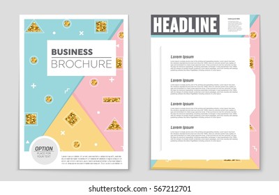 Abstract vector layout background set. For art template design, list, front page, mockup brochure theme style, banner, idea, cover, booklet, print, flyer, book, blank, card, ad, sign, sheet,, a4.
