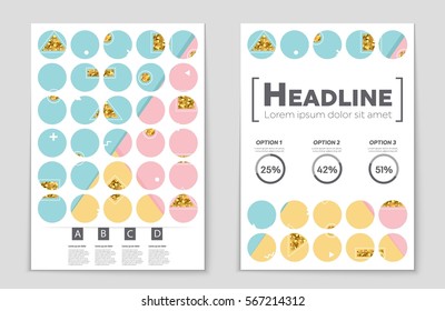 Abstract vector layout background set. For art template design, list, front page, mockup brochure theme style, banner, idea, cover, booklet, print, flyer, book, blank, card, ad, sign, sheet,, a4.