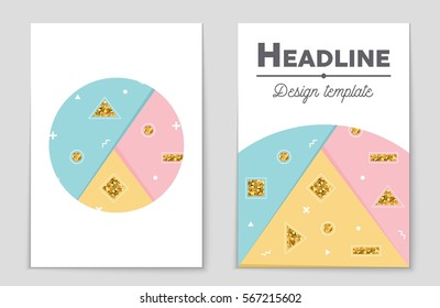 Abstract vector layout background set. For art template design, list, front page, mockup brochure theme style, banner, idea, cover, booklet, print, flyer, book, blank, card, ad, sign, sheet,, a4.