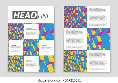 Abstract vector layout background set. For art template design, list, front page, mockup brochure theme style, banner, idea, cover, booklet, print, flyer, book, blank, card, ad, sign, sheet,, a4.