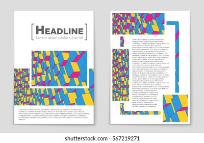 Abstract vector layout background set. For art template design, list, front page, mockup brochure theme style, banner, idea, cover, booklet, print, flyer, book, blank, card, ad, sign, sheet,, a4.