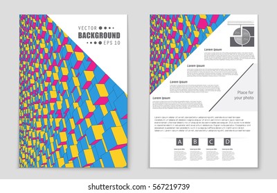 Abstract vector layout background set. For art template design, list, front page, mockup brochure theme style, banner, idea, cover, booklet, print, flyer, book, blank, card, ad, sign, sheet,, a4.