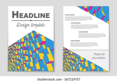 Abstract vector layout background set. For art template design, list, front page, mockup brochure theme style, banner, idea, cover, booklet, print, flyer, book, blank, card, ad, sign, sheet,, a4.