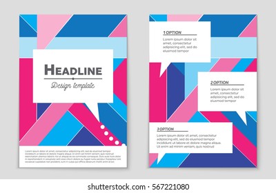 Abstract vector layout background set. For art template design, list, front page, mockup brochure theme style, banner, idea, cover, booklet, print, flyer, book, blank, card, ad, sign, sheet,, a4.