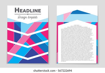 Abstract vector layout background set. For art template design, list, front page, mockup brochure theme style, banner, idea, cover, booklet, print, flyer, book, blank, card, ad, sign, sheet,, a4.