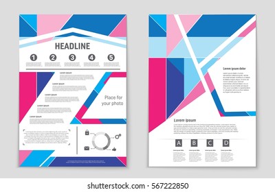 Abstract vector layout background set. For art template design, list, front page, mockup brochure theme style, banner, idea, cover, booklet, print, flyer, book, blank, card, ad, sign, sheet,, a4.