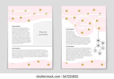 Abstract vector layout background set. For art template design, list, front page, mockup brochure theme style, banner, idea, cover, booklet, print, flyer, book, blank, card, ad, sign, sheet,, a4.