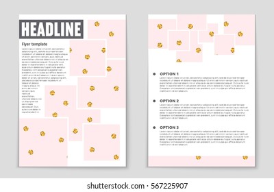 Abstract vector layout background set. For art template design, list, front page, mockup brochure theme style, banner, idea, cover, booklet, print, flyer, book, blank, card, ad, sign, sheet,, a4.