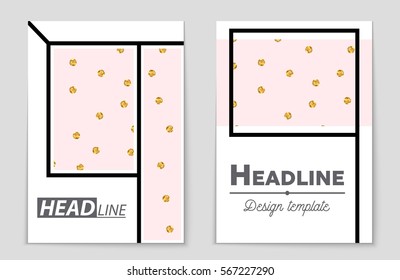 Abstract vector layout background set. For art template design, list, front page, mockup brochure theme style, banner, idea, cover, booklet, print, flyer, book, blank, card, ad, sign, sheet,, a4.