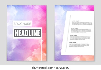 Abstract vector layout background set. For art template design, list, front page, mockup brochure theme style, banner, idea, cover, booklet, print, flyer, book, blank, card, ad, sign, sheet,, a4.