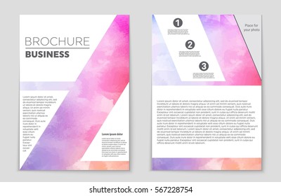 Abstract vector layout background set. For art template design, list, front page, mockup brochure theme style, banner, idea, cover, booklet, print, flyer, book, blank, card, ad, sign, sheet,, a4.