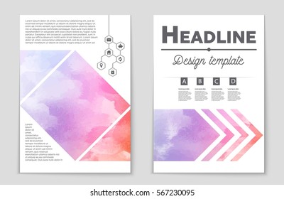 Abstract vector layout background set. For art template design, list, front page, mockup brochure theme style, banner, idea, cover, booklet, print, flyer, book, blank, card, ad, sign, sheet,, a4.