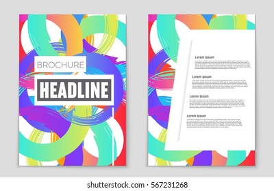 Abstract vector layout background set. For art template design, list, front page, mockup brochure theme style, banner, idea, cover, booklet, print, flyer, book, blank, card, ad, sign, sheet,, a4.