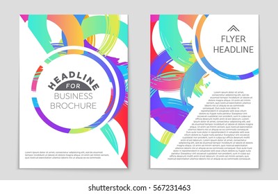 Abstract vector layout background set. For art template design, list, front page, mockup brochure theme style, banner, idea, cover, booklet, print, flyer, book, blank, card, ad, sign, sheet,, a4.