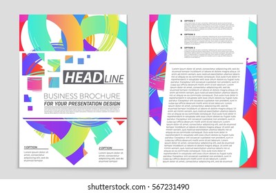 Abstract vector layout background set. For art template design, list, front page, mockup brochure theme style, banner, idea, cover, booklet, print, flyer, book, blank, card, ad, sign, sheet,, a4.