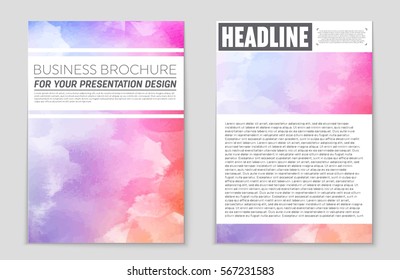Abstract vector layout background set. For art template design, list, front page, mockup brochure theme style, banner, idea, cover, booklet, print, flyer, book, blank, card, ad, sign, sheet,, a4.