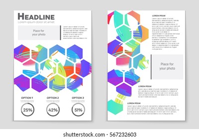 Abstract vector layout background set. For art template design, list, front page, mockup brochure theme style, banner, idea, cover, booklet, print, flyer, book, blank, card, ad, sign, sheet,, a4.