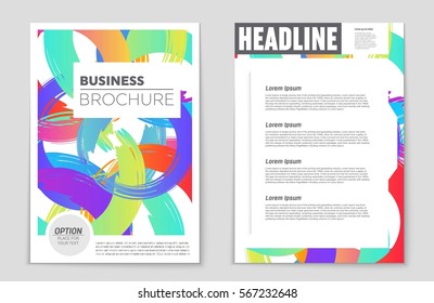 Abstract vector layout background set. For art template design, list, front page, mockup brochure theme style, banner, idea, cover, booklet, print, flyer, book, blank, card, ad, sign, sheet,, a4.