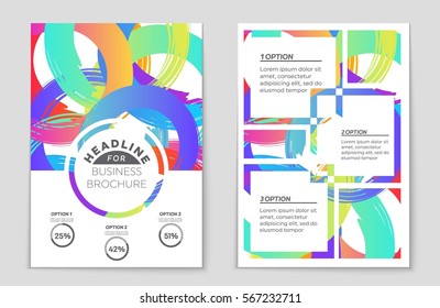 Abstract vector layout background set. For art template design, list, front page, mockup brochure theme style, banner, idea, cover, booklet, print, flyer, book, blank, card, ad, sign, sheet,, a4.