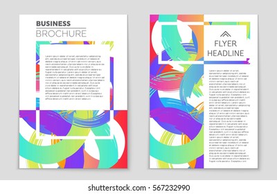 Abstract vector layout background set. For art template design, list, front page, mockup brochure theme style, banner, idea, cover, booklet, print, flyer, book, blank, card, ad, sign, sheet,, a4.