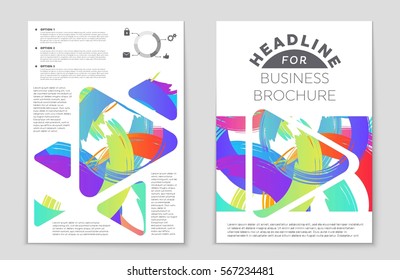 Abstract vector layout background set. For art template design, list, front page, mockup brochure theme style, banner, idea, cover, booklet, print, flyer, book, blank, card, ad, sign, sheet,, a4.