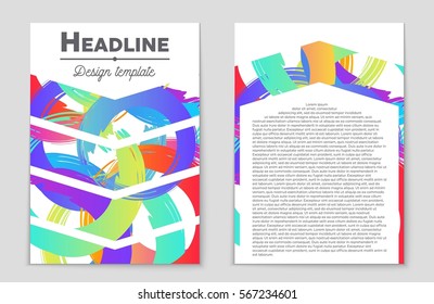 Abstract vector layout background set. For art template design, list, front page, mockup brochure theme style, banner, idea, cover, booklet, print, flyer, book, blank, card, ad, sign, sheet,, a4.