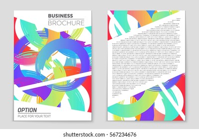 Abstract vector layout background set. For art template design, list, front page, mockup brochure theme style, banner, idea, cover, booklet, print, flyer, book, blank, card, ad, sign, sheet,, a4.