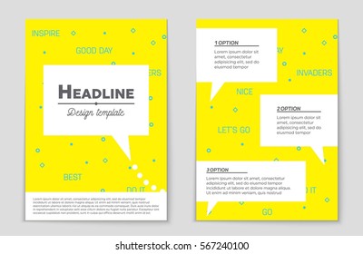 Abstract vector layout background set. For art template design, list, front page, mockup brochure theme style, banner, idea, cover, booklet, print, flyer, book, blank, card, ad, sign, sheet,, a4.