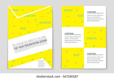 Abstract vector layout background set. For art template design, list, front page, mockup brochure theme style, banner, idea, cover, booklet, print, flyer, book, blank, card, ad, sign, sheet,, a4.